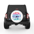 SAVE THE OCEAN WHITE TIRE COVER