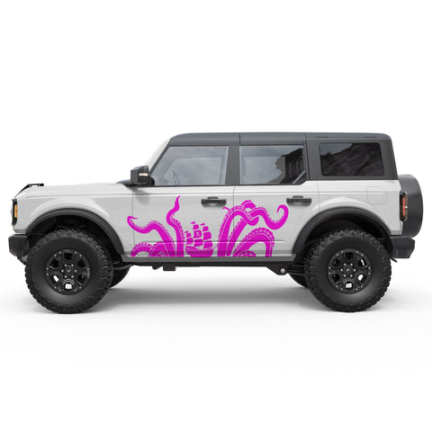 KRAKEN TENTACLES PIRATE SHIP SIDE GRAPHIC DECAL FITS 2021+ FORD BRONCO 4 DOOR
