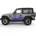KRAKEN TENTACLES PIRATE SHIP SIDE GRAPHIC DECAL FITS 2018+ JEEP WRANGLER 2 DOOR JL