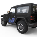 KRAKEN TENTACLES PIRATE SHIP DOOR DECAL FITS 2018+ JEEP WRANGLER 2 DOOR JLU