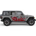 KRAKEN TENTACLES PIRATE SHIP SIDE GRAPHIC DECAL FITS 2005-2017 JEEP WRANGLER 4 DOOR JKU