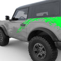 SIDE BACK SPLASH DOOR DECAL FITS 2021+ FORD BRONCO 2 DOOR
