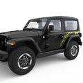 SIDE BACK SPLASH BODY GRAPHIC DECAL FITS 2018+ JEEP WRANGLER 2 DOOR JLU