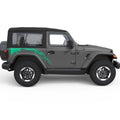 SIDE BACK SPLASH SIDE GRAPHIC DECAL FITS 2005-2017 JEEP WRANGLER 2 DOOR JK