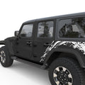 SIDE BACK SPLASH DOOR DECAL FITS 2018+ JEEP WRANGLER 4 DOOR JLU