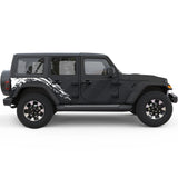 SIDE BACK SPLASH SIDE GRAPHIC DECAL FITS 2005-2017 JEEP WRANGLER 4 DOOR JKU