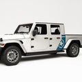 Side Door Army Star Decal For Jeep Gladiator