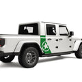 Side Door Army Star Decal For Jeep Gladiator