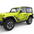 SIDE DOORS SPLASH GRAPHICS BODY GRAPHIC DECAL FITS 2018+ JEEP WRANGLER 2 DOOR JLU
