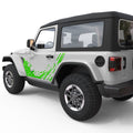 SIDE DOORS SPLASH GRAPHICS DOOR DECAL FITS 2018+ JEEP WRANGLER 2 DOOR JLU
