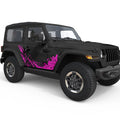 SIDE DOORS SPLASH GRAPHICS BODY GRAPHIC DECAL FITS 2005-2017 JEEP WRANGLER 2 DOOR JKU