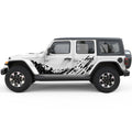 SIDE DOORS SPLASH GRAPHICS SIDE GRAPHIC DECAL FITS 2018+ JEEP WRANGLER 4 DOOR JLU