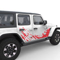 SIDE DOORS SPLASH GRAPHICS DOOR DECAL FITS 2005-2017 JEEP WRANGLER 4 DOOR JKU