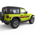 SIDE LINES GRAPHICS DOOR DECAL FITS 2005-2017 JEEP WRANGLER 2 DOOR JKU