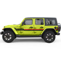 SIDE LINES GRAPHICS SIDE GRAPHIC DECAL FITS 2018+ JEEP WRANGLER 4 DOOR JLU
