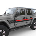 SIDE LINES GRAPHICS BODY GRAPHIC DECAL FITS 2018+ JEEP WRANGLER 4 DOOR JLU