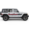 SIDE LINES GRAPHICS SIDE GRAPHIC DECAL FITS 2005-2017 JEEP WRANGLER 4 DOOR JKU