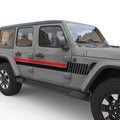 SIDE LINES GRAPHICS BODY GRAPHIC DECAL FITS 2005-2017 JEEP WRANGLER 4 DOOR JKU