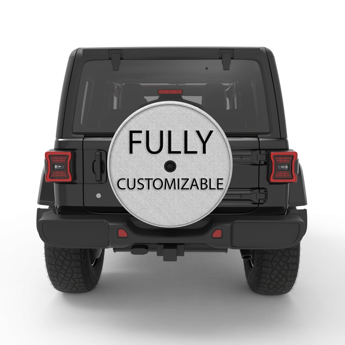 Jeep Wrangler Spare Wheel Cover Wallpaper For Android