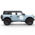 SKULL AND CROSSED SWORDS PIRATE JOLLY ROGER SIDE GRAPHIC DECAL FITS 2025 FORD BRONCO 2 DOOR