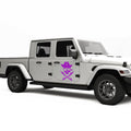 Skull Crossbones Pirate Decal For Jeep Gladiator