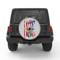SKULL INDEPENDENCE DAY HAT WHITE TIRE COVER