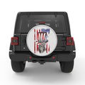 SKULL INDEPENDENCE DAY HAT BLACK TIRE COVER