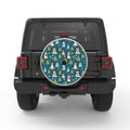 SNOWMEN AND TREES BUNDLE WHITE TIRE COVER