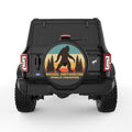SOCIAL DISTANCING SASQUATCH BLACK TIRE COVER