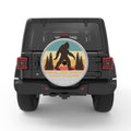 SOCIAL DISTANCING SASQUATCH WHITE TIRE COVER