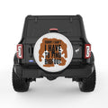 SORRY I CAN T I HAVE TO FIND BIGFOOT PEARL  WHITE CARBON FIBER TIRE COVER