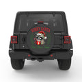 SORRY SANTA IVE BEEN FERAL PEARL  WHITE CARBON FIBER TIRE COVER