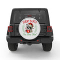 SORRY SANTA IVE BEEN FERAL BLACK TIRE COVER