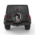 SPARTAN AMERICAN SOLDIER PEARL  WHITE CARBON FIBER TIRE COVER