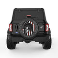 SPARTAN AMERICAN SOLDIER BLACK TIRE COVER