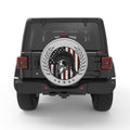 SPARTAN AMERICAN SOLDIER WHITE TIRE COVER