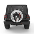 SPARTAN AMERICAN SOLDIER BLACK TIRE COVER