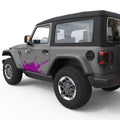 SPLASH DOOR DECAL FITS 2018+ JEEP WRANGLER 2 DOOR JLU