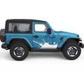 SPLASH SIDE GRAPHIC DECAL FITS 2005-2017 JEEP WRANGLER 2 DOOR JK