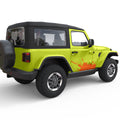 SPLASH DOOR DECAL FITS 2005-2017 JEEP WRANGLER 2 DOOR JKU