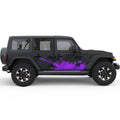 SPLASH SIDE GRAPHIC DECAL FITS 2005-2017 JEEP WRANGLER 4 DOOR JKU