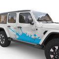 SPLASH BODY GRAPHIC DECAL FITS 2005-2017 JEEP WRANGLER 4 DOOR JKU