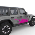 SPLASH DOOR DECAL FITS 2005-2017 JEEP WRANGLER 4 DOOR JKU