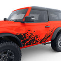 SPLASH BODY GRAPHIC DECAL FITS 2021+ FORD BRONCO 2 DOOR