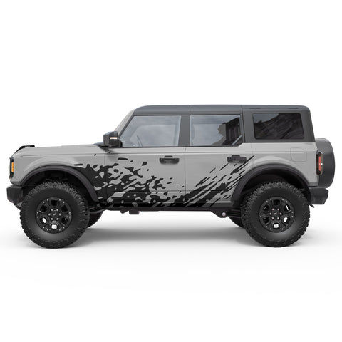 SPLASH SIDE GRAPHIC DECAL FITS 2021+ FORD BRONCO 4 DOOR