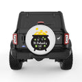 ST PATRICKS DAY POT OF MONEY PEARL  WHITE CARBON FIBER TIRE COVER