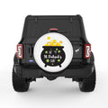 ST PATRICKS DAY POT OF MONEY WHITE TIRE COVER