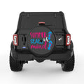SUMMER STATE OF MIND BLACK TIRE COVER