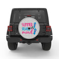 SUMMER STATE OF MIND WHITE TIRE COVER