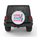 SUMMER STATE OF MIND BLACK TIRE COVER